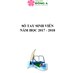Sổ tay sinh viên 2017 - 2018
